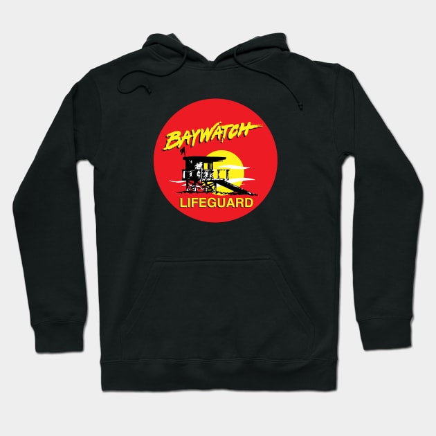 Baywatch Lifeguard Hoodie by tvshirts